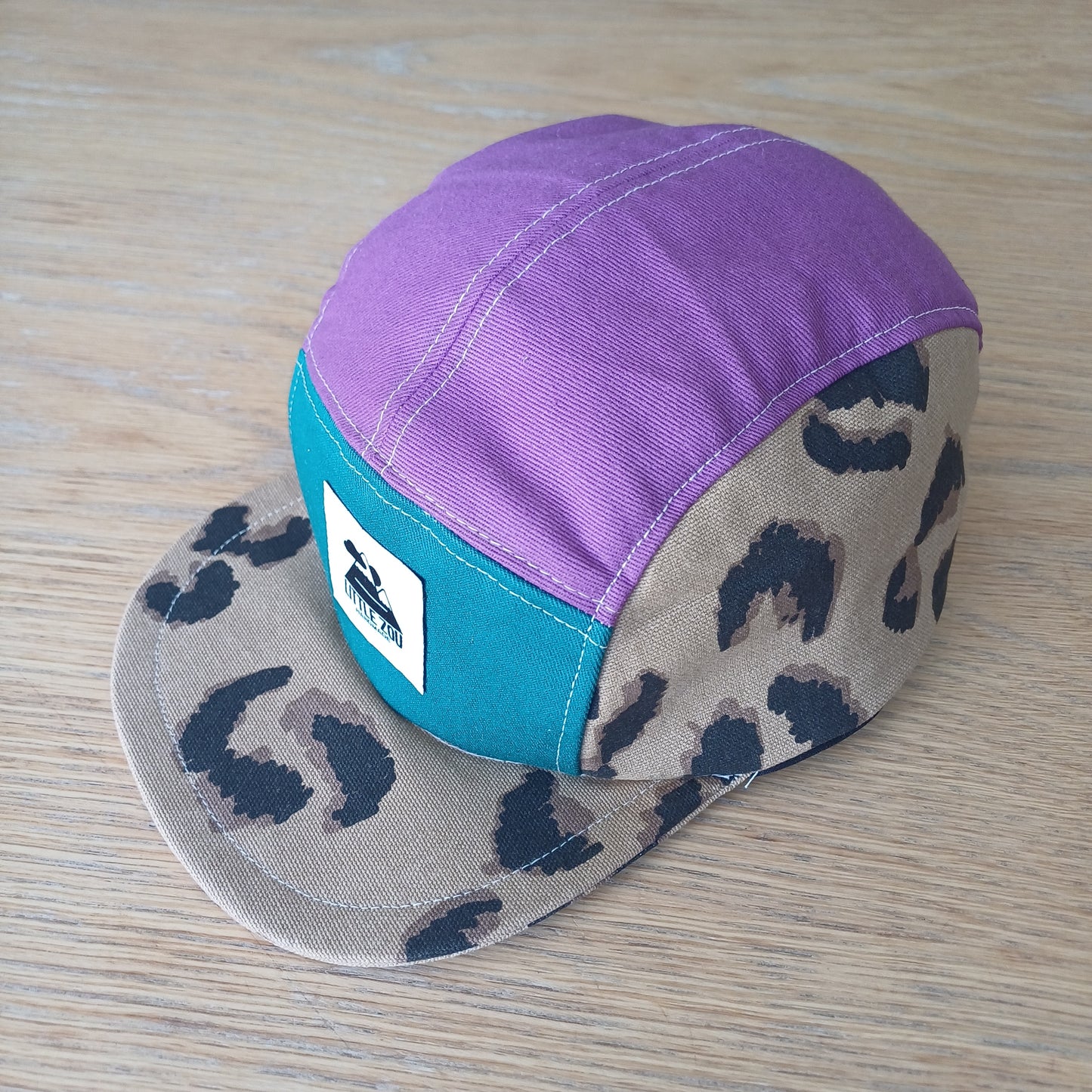 Casquette léopard marron