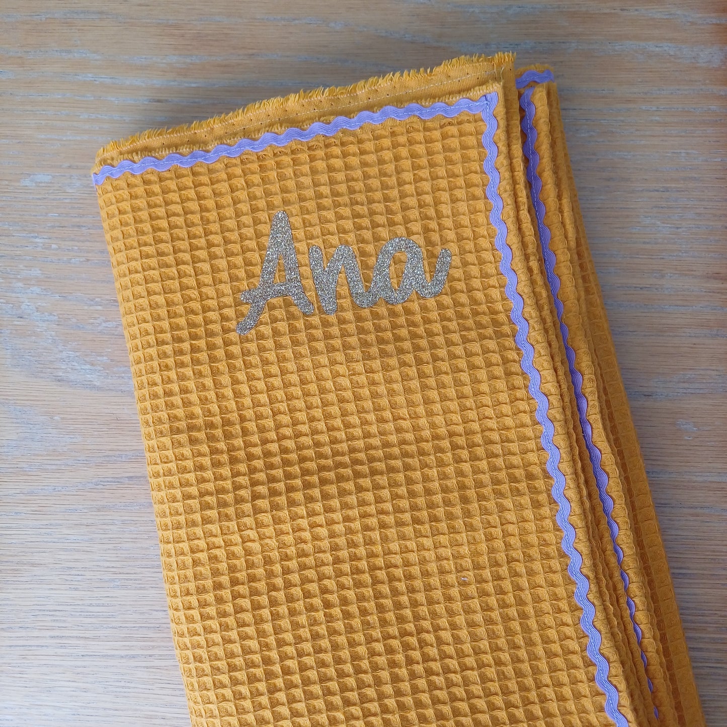 Serviette en coton personnalisée