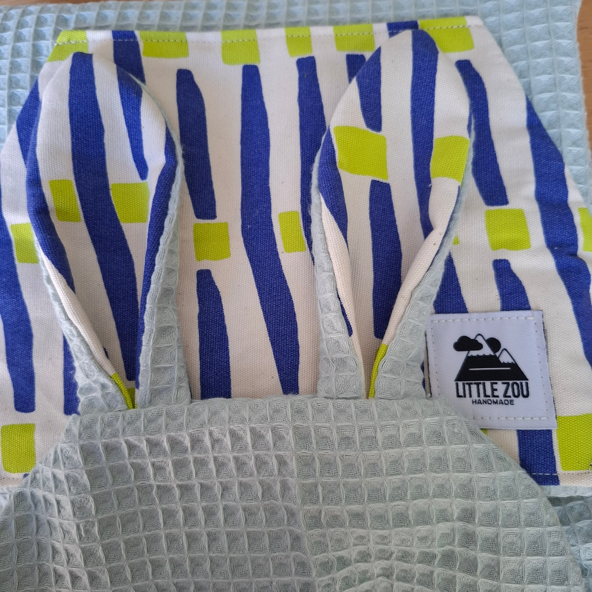 Poncho de PLAGE zébré
