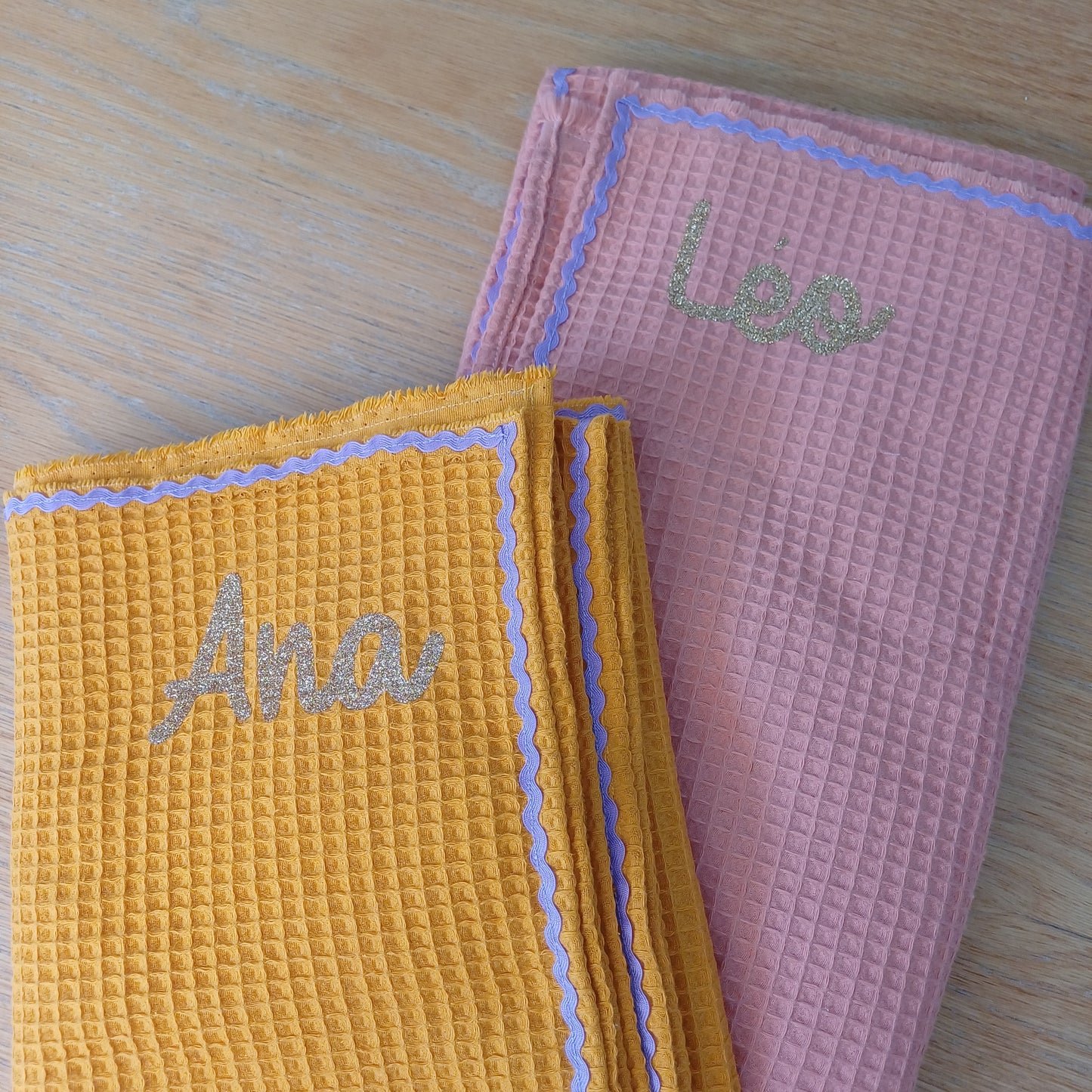Serviette en coton personnalisée