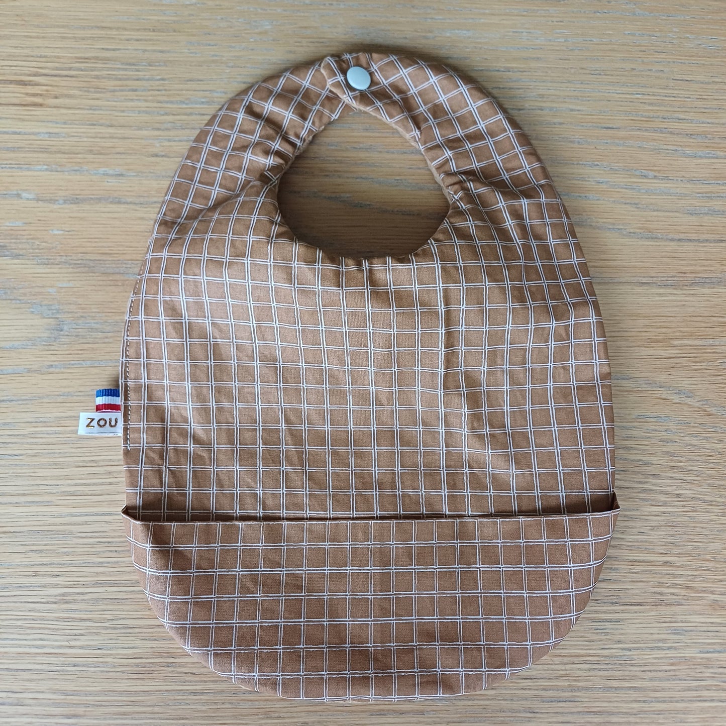 Bavoir Carreaux ocre