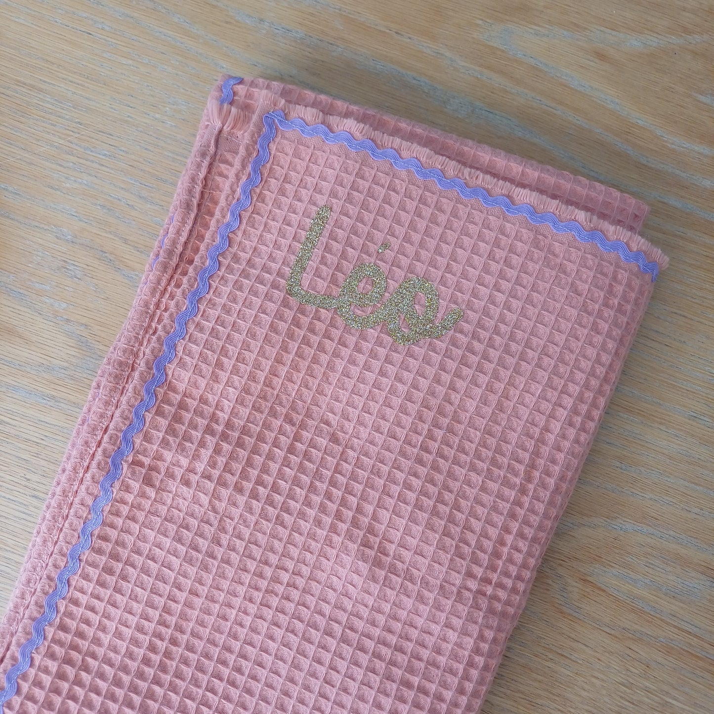Serviette en coton personnalisée