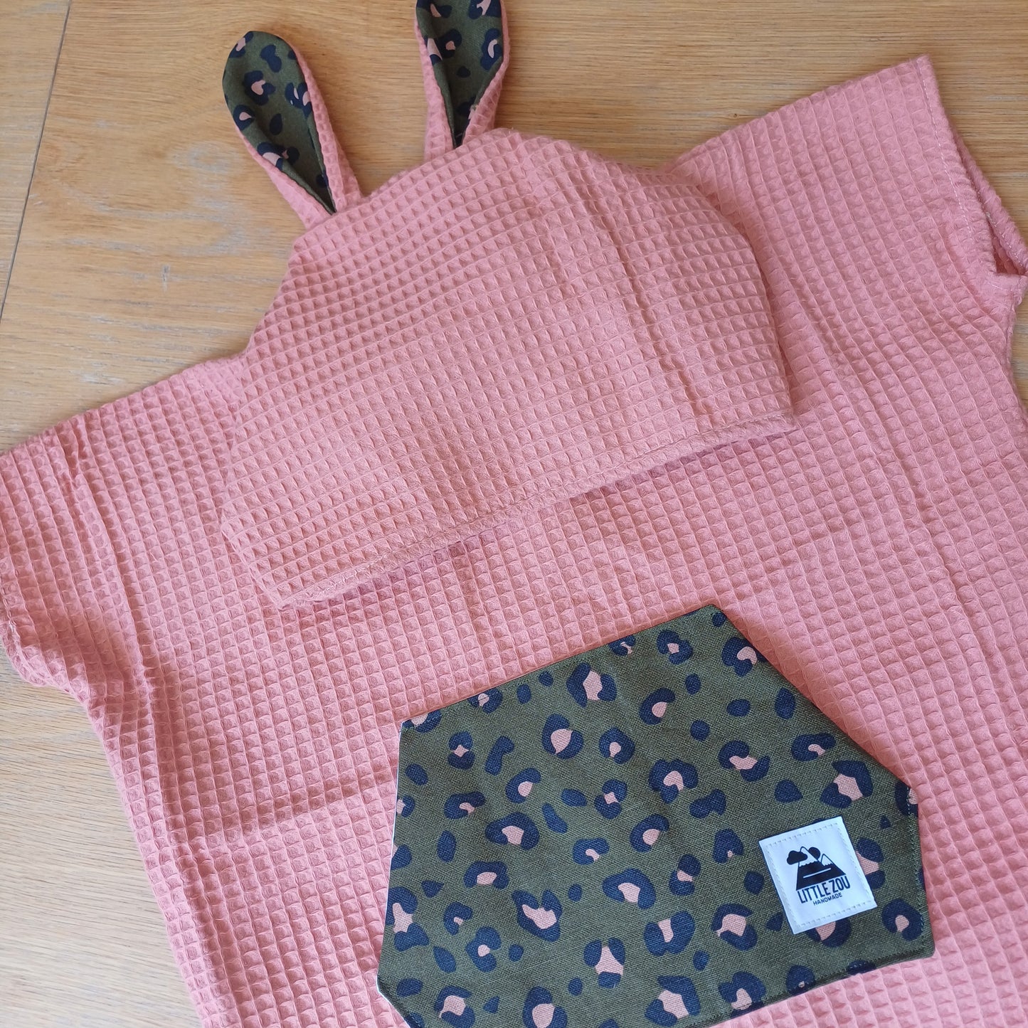 Poncho de PLAGE Lapin & motifs