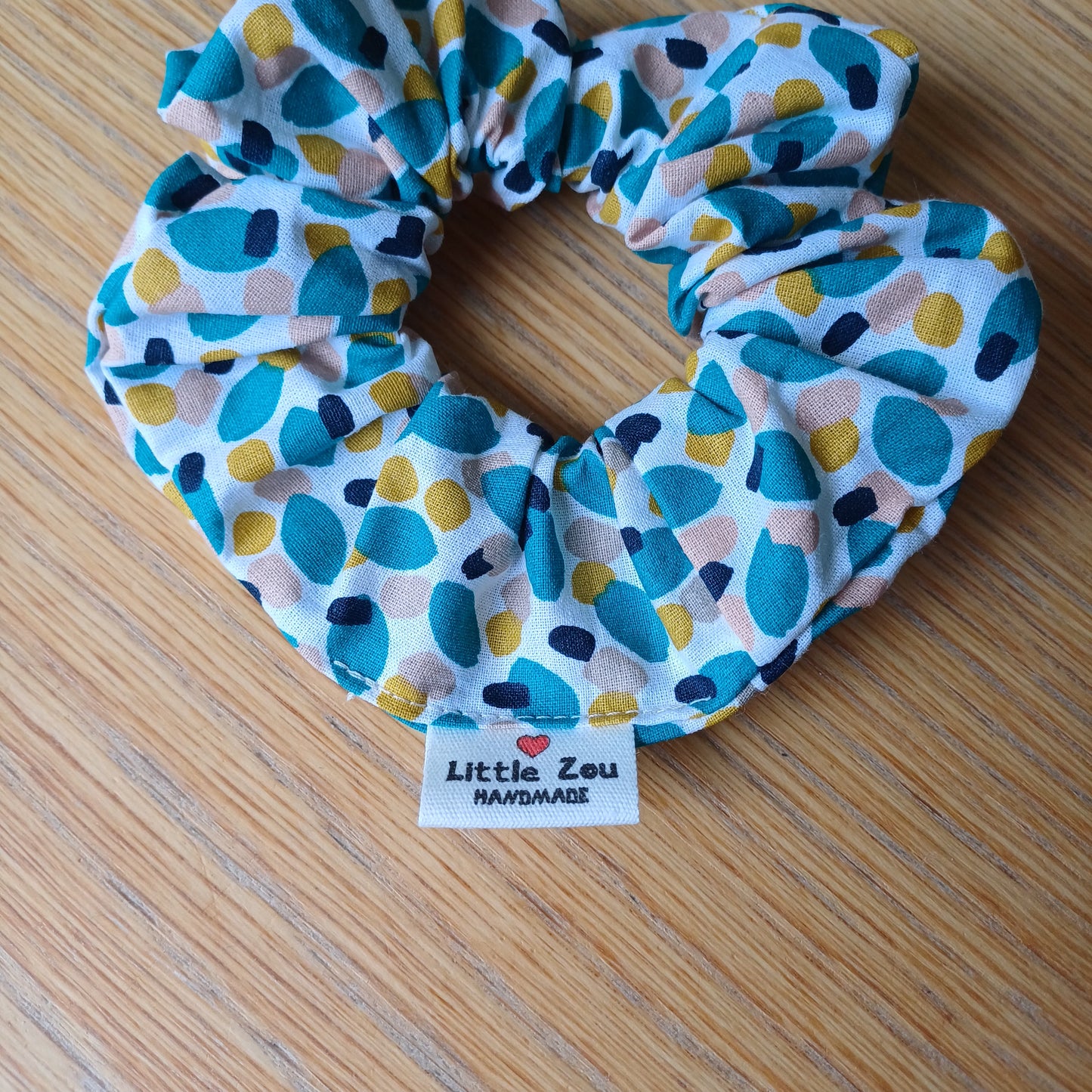 Chouchou multicolore vert