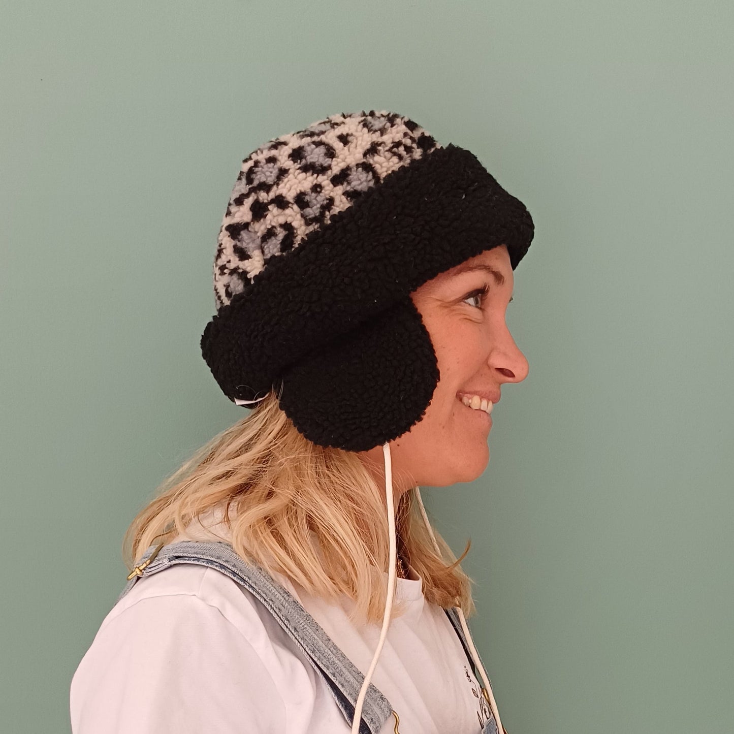 Bonnet sherpa avec oreilles
