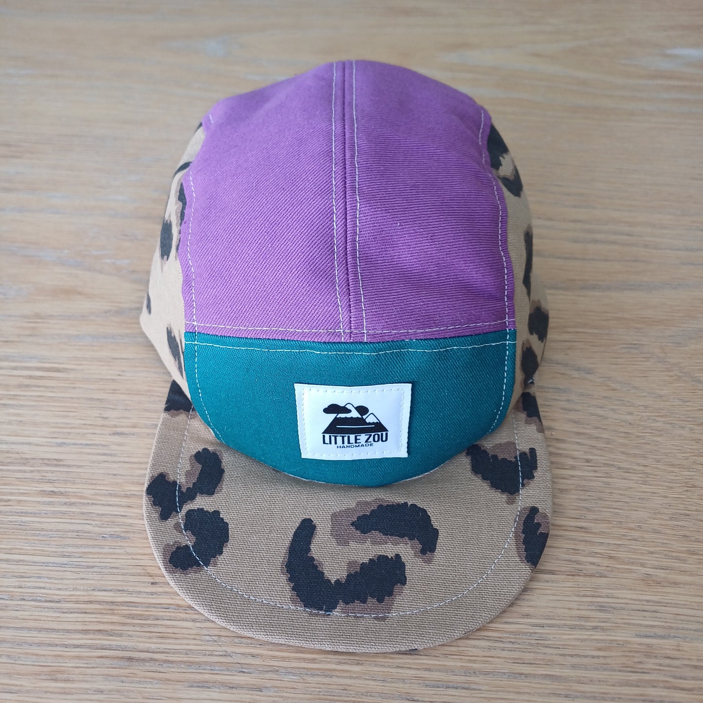 Casquette léopard marron
