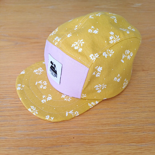 Casquette Fleurs jaunes