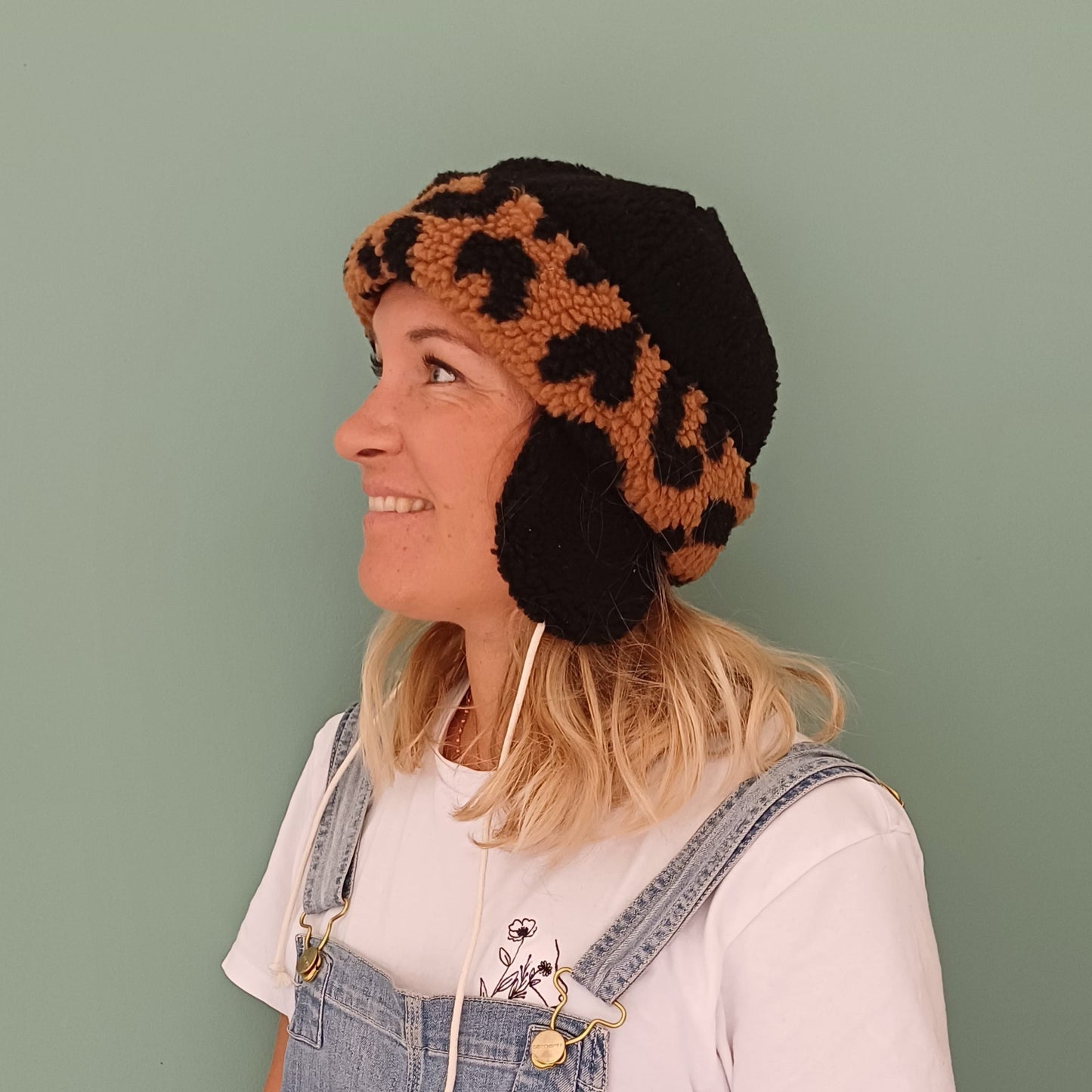 Bonnet sherpa avec oreilles