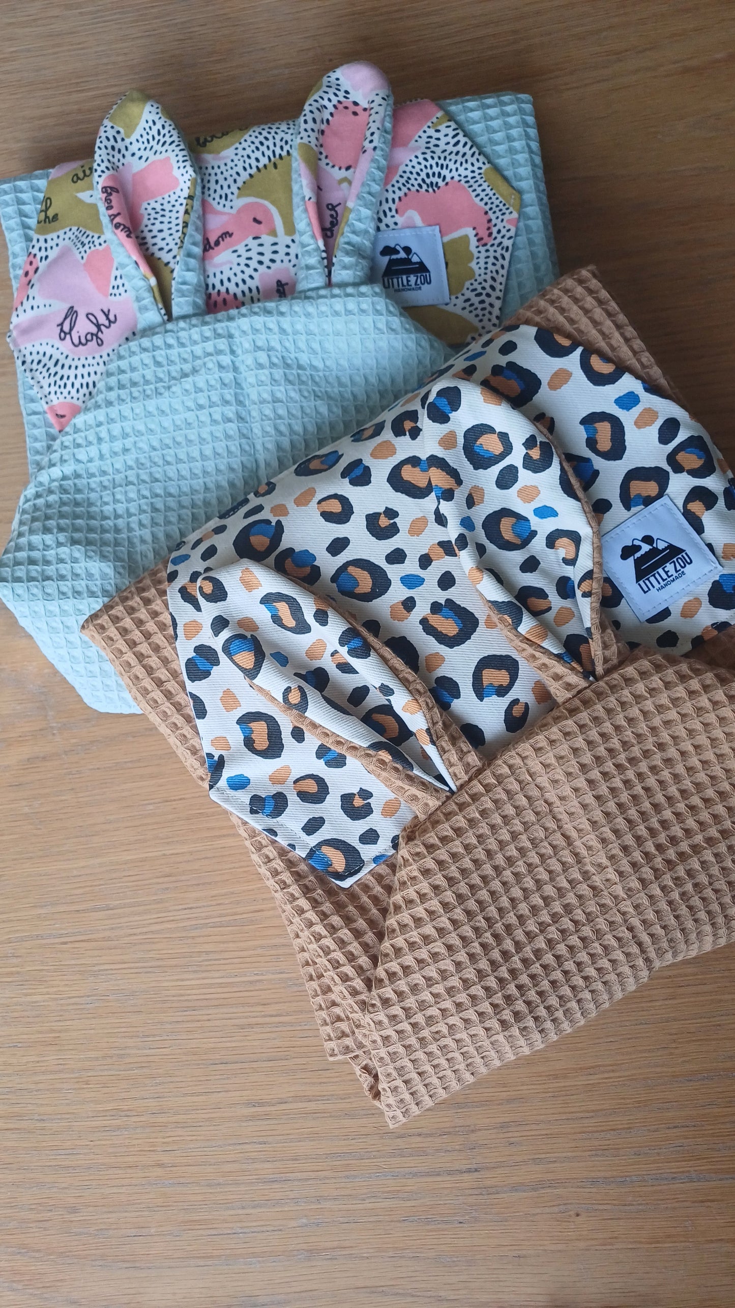 Poncho de PLAGE Lapin & motifs