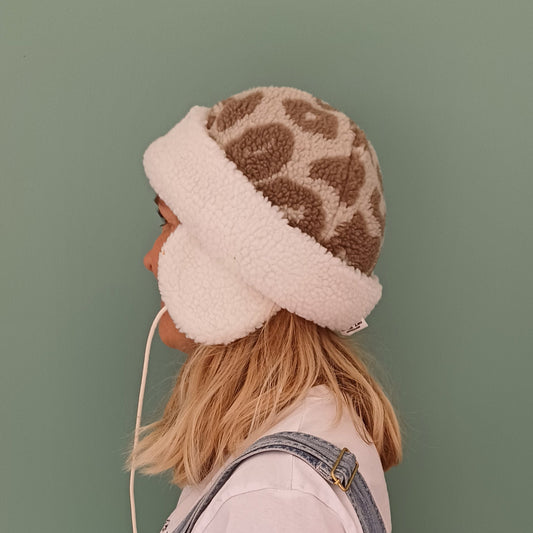 Bonnet sherpa avec oreilles