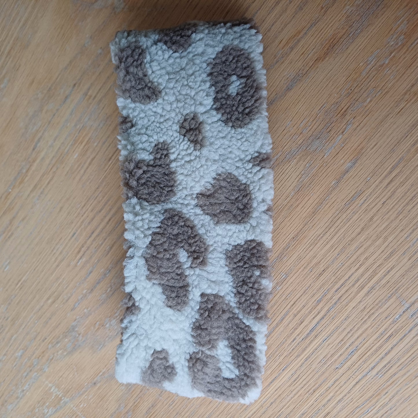 Bandeau sherpa beige