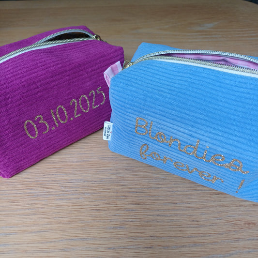 Trousse de toilette personnalisée