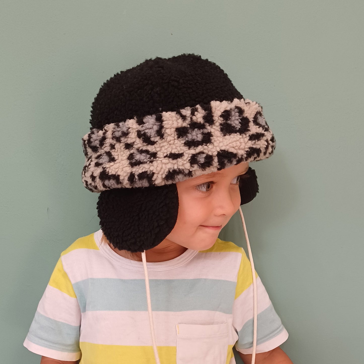 Bonnet sherpa avec oreilles