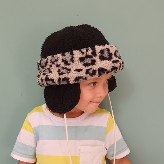 Bonnet sherpa avec oreilles