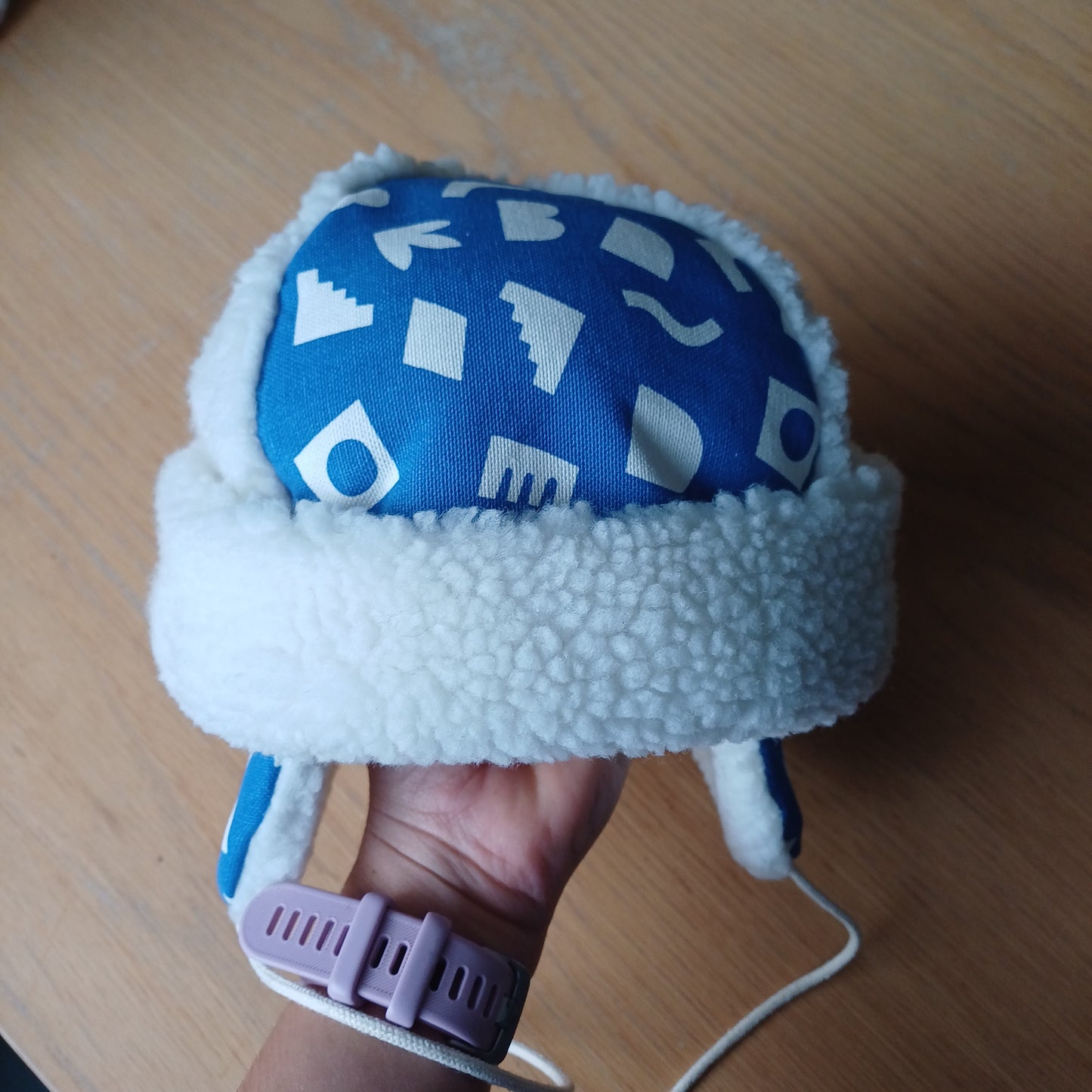 Bonnet sherpa & motifs à oreilles