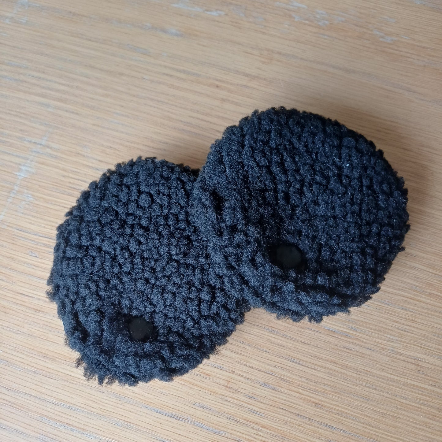 Cache-oreilles noir pour vélo