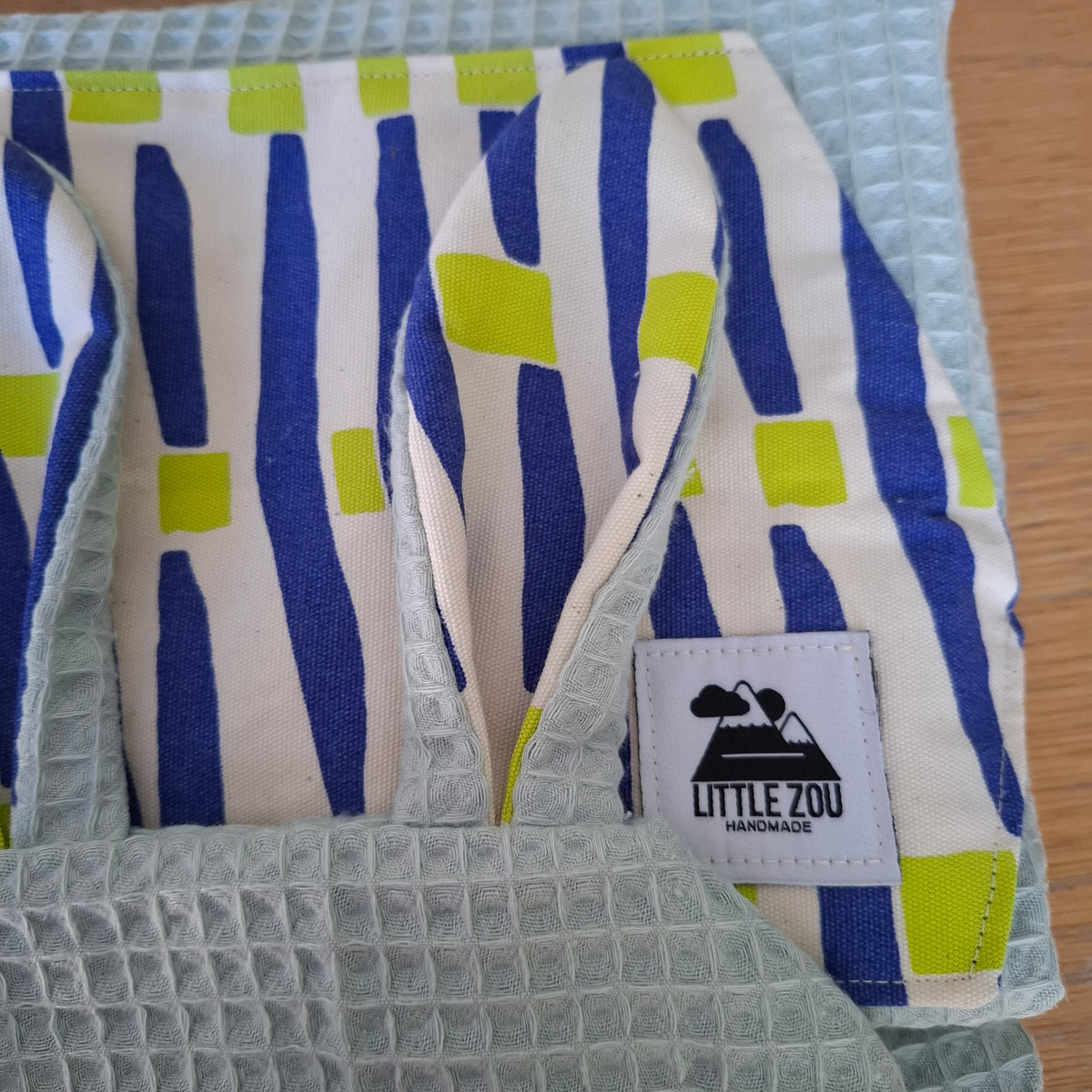 Poncho de PLAGE zébré