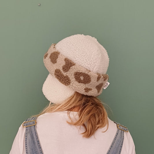 Bonnet sherpa avec oreilles