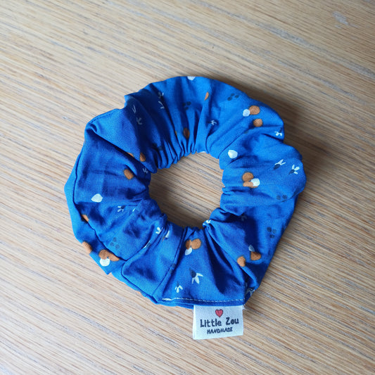 Chouchou bleu électrique